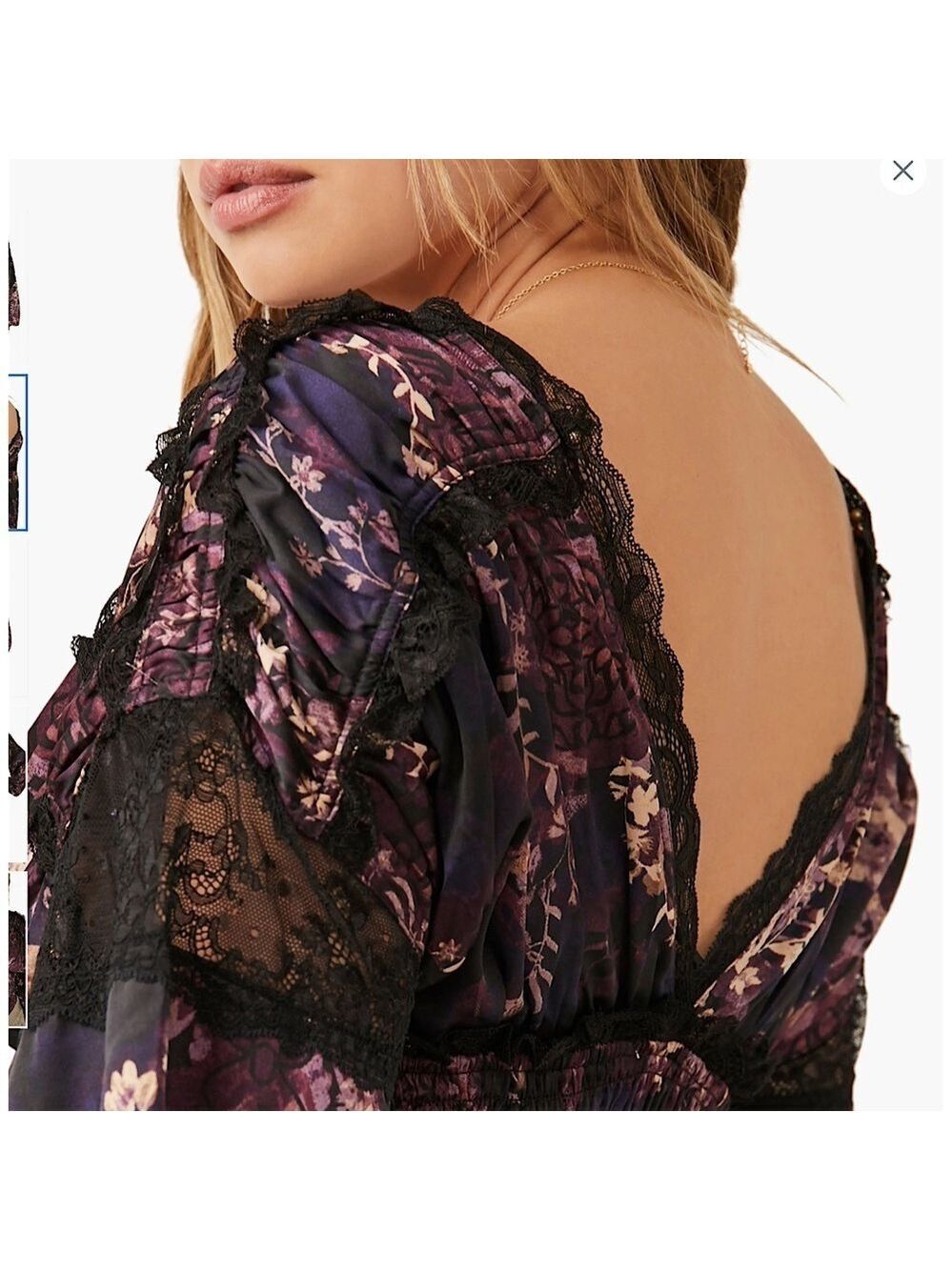 Free People Worth The Wait Bodysuit Size S New - Picture 3 of 6